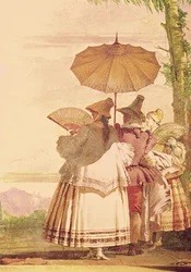 Die Sommerpromenade, ca. 1757